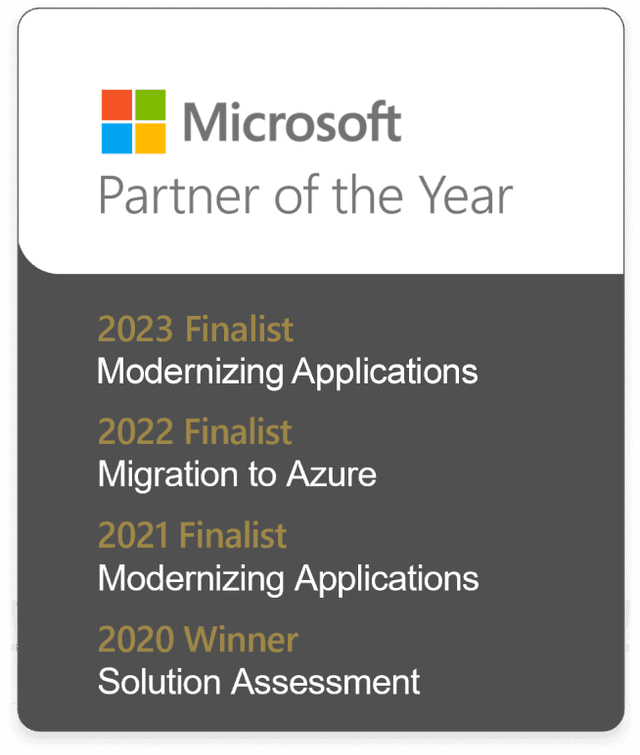 Microsoft Partner of the Year Finalist