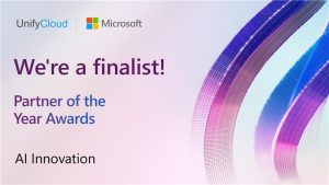 UnifyCloud recognized as a finalist of 2025 Microsoft AI Innovation Partner of the Year